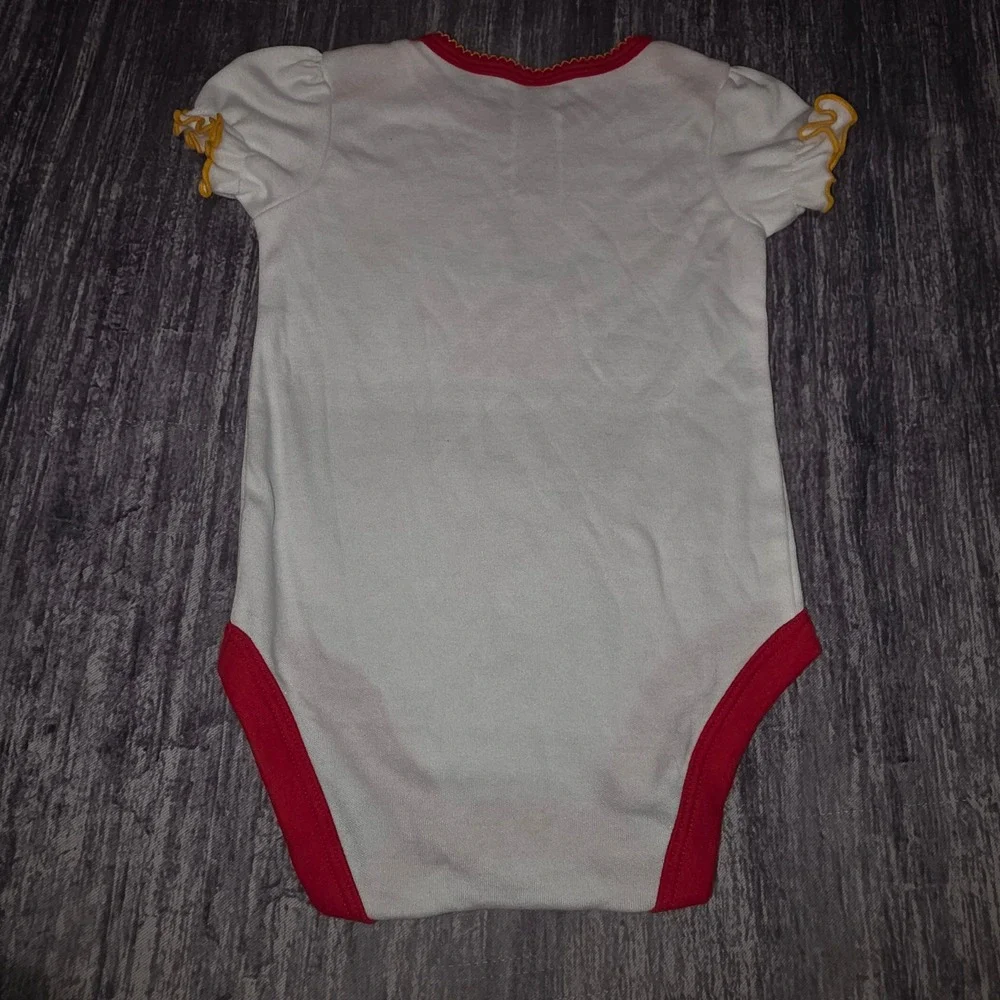 Gerber NFL Team Apparel Kansas City Chiefs Cutie Baby‎ Bodysuit 3-6M White Red